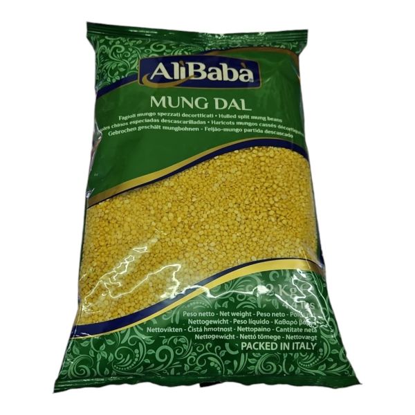 Split and peeled Mung beans / Mung dal Yellow