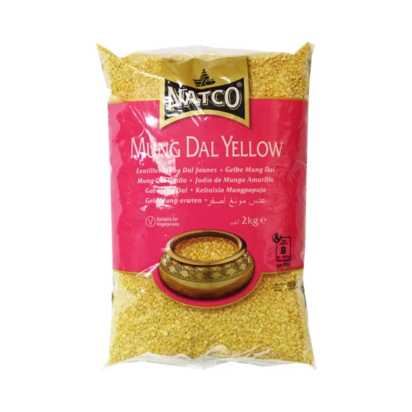 Split and peeled Mung beans / Mung dal Yellow